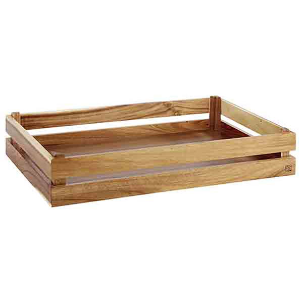 SUPER BOX pojemnik drewniany GN1/1 akacja