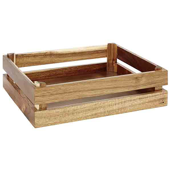 SUPER BOX pojemnik drewniany GN1/2 akacja
