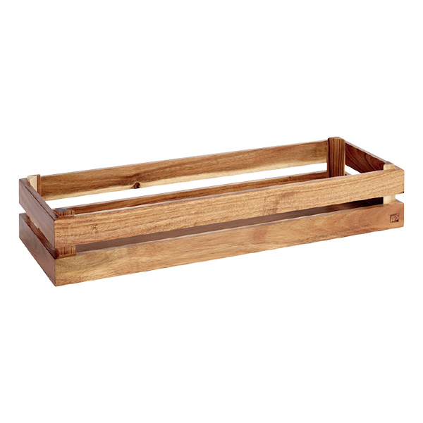SUPER BOX pojemnik drewniany GN2/4 akacja