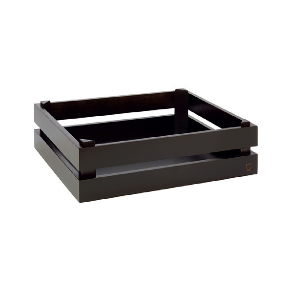 SUPER BOX pojemnik drewniany GN1/2 czarny